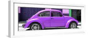 ¡Viva Mexico! Panoramic Collection - The Purple Beetle Car-Philippe Hugonnard-Framed Photographic Print