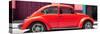 ¡Viva Mexico! Panoramic Collection - The Red Beetle Car-Philippe Hugonnard-Stretched Canvas