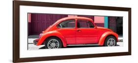 ¡Viva Mexico! Panoramic Collection - The Red Beetle Car-Philippe Hugonnard-Framed Photographic Print