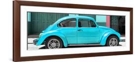 ¡Viva Mexico! Panoramic Collection - The Turquoise Beetle Car-Philippe Hugonnard-Framed Photographic Print