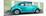 ¡Viva Mexico! Panoramic Collection - The Turquoise VW Beetle Car with Lime Green Street Wall-Philippe Hugonnard-Mounted Photographic Print