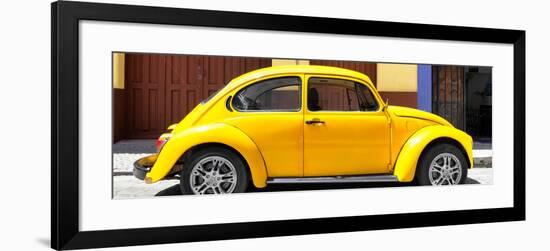 ¡Viva Mexico! Panoramic Collection - The Yellow Beetle Car-Philippe Hugonnard-Framed Photographic Print