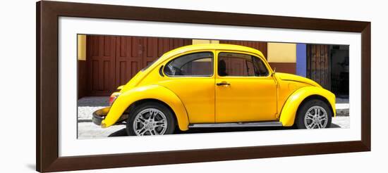 ¡Viva Mexico! Panoramic Collection - The Yellow Beetle Car-Philippe Hugonnard-Framed Photographic Print