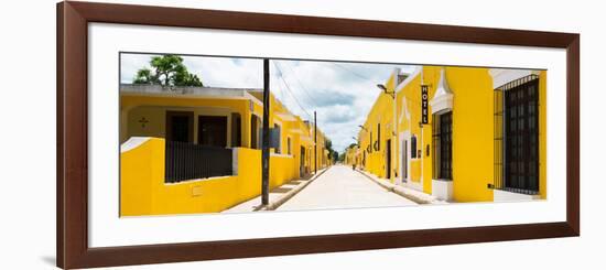 ¡Viva Mexico! Panoramic Collection - The Yellow City - Izamal II-Philippe Hugonnard-Framed Photographic Print