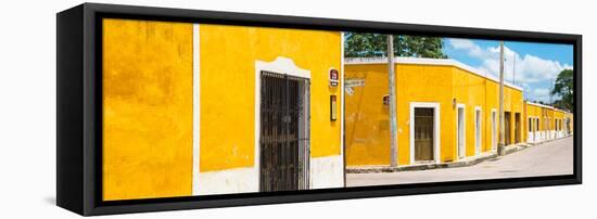 ¡Viva Mexico! Panoramic Collection - The Yellow City - Izamal VIII-Philippe Hugonnard-Framed Stretched Canvas