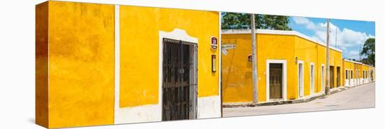¡Viva Mexico! Panoramic Collection - The Yellow City - Izamal VIII-Philippe Hugonnard-Stretched Canvas