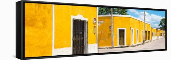 ¡Viva Mexico! Panoramic Collection - The Yellow City - Izamal VIII-Philippe Hugonnard-Framed Stretched Canvas