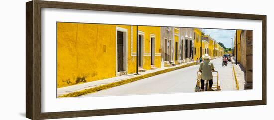 ¡Viva Mexico! Panoramic Collection - The Yellow City - Izamal X-Philippe Hugonnard-Framed Photographic Print