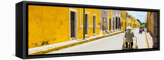 ¡Viva Mexico! Panoramic Collection - The Yellow City - Izamal X-Philippe Hugonnard-Framed Stretched Canvas