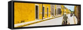 ¡Viva Mexico! Panoramic Collection - The Yellow City - Izamal X-Philippe Hugonnard-Framed Stretched Canvas