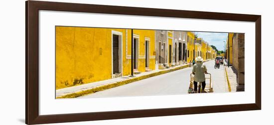 ¡Viva Mexico! Panoramic Collection - The Yellow City - Izamal X-Philippe Hugonnard-Framed Photographic Print