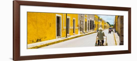 ¡Viva Mexico! Panoramic Collection - The Yellow City - Izamal X-Philippe Hugonnard-Framed Photographic Print