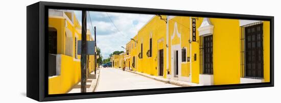 ¡Viva Mexico! Panoramic Collection - The Yellow City - Izamal-Philippe Hugonnard-Framed Stretched Canvas