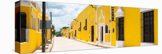 ¡Viva Mexico! Panoramic Collection - The Yellow City - Izamal-Philippe Hugonnard-Stretched Canvas