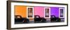 ¡Viva Mexico! Panoramic Collection - Three Black VW Beetle Cars I-Philippe Hugonnard-Framed Photographic Print