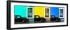 ¡Viva Mexico! Panoramic Collection - Three Black VW Beetle Cars III-Philippe Hugonnard-Framed Photographic Print