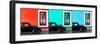 ¡Viva Mexico! Panoramic Collection - Three Black VW Beetle Cars IX-Philippe Hugonnard-Framed Photographic Print