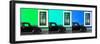 ¡Viva Mexico! Panoramic Collection - Three Black VW Beetle Cars V-Philippe Hugonnard-Framed Photographic Print