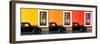 ¡Viva Mexico! Panoramic Collection - Three Black VW Beetle Cars VI-Philippe Hugonnard-Framed Photographic Print