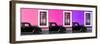 ¡Viva Mexico! Panoramic Collection - Three Black VW Beetle Cars VII-Philippe Hugonnard-Framed Photographic Print