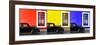 ¡Viva Mexico! Panoramic Collection - Three Black VW Beetle Cars VIII-Philippe Hugonnard-Framed Photographic Print