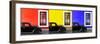 ¡Viva Mexico! Panoramic Collection - Three Black VW Beetle Cars VIII-Philippe Hugonnard-Framed Photographic Print