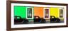 ¡Viva Mexico! Panoramic Collection - Three Black VW Beetle Cars X-Philippe Hugonnard-Framed Photographic Print