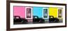 ¡Viva Mexico! Panoramic Collection - Three Black VW Beetle Cars XI-Philippe Hugonnard-Framed Photographic Print