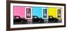 ¡Viva Mexico! Panoramic Collection - Three Black VW Beetle Cars XI-Philippe Hugonnard-Framed Photographic Print