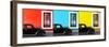 ¡Viva Mexico! Panoramic Collection - Three Black VW Beetle Cars XII-Philippe Hugonnard-Framed Photographic Print