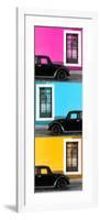 ¡Viva Mexico! Panoramic Collection - Three Black VW Beetle Cars XIII-Philippe Hugonnard-Framed Photographic Print