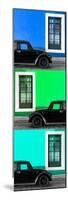 ¡Viva Mexico! Panoramic Collection - Three Black VW Beetle Cars XIX-Philippe Hugonnard-Mounted Photographic Print