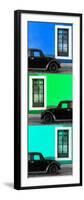 ¡Viva Mexico! Panoramic Collection - Three Black VW Beetle Cars XIX-Philippe Hugonnard-Framed Photographic Print