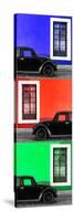 ¡Viva Mexico! Panoramic Collection - Three Black VW Beetle Cars XV-Philippe Hugonnard-Stretched Canvas