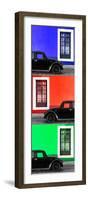 ¡Viva Mexico! Panoramic Collection - Three Black VW Beetle Cars XV-Philippe Hugonnard-Framed Photographic Print
