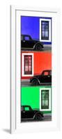 ¡Viva Mexico! Panoramic Collection - Three Black VW Beetle Cars XV-Philippe Hugonnard-Framed Photographic Print