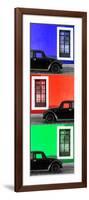 ¡Viva Mexico! Panoramic Collection - Three Black VW Beetle Cars XV-Philippe Hugonnard-Framed Photographic Print