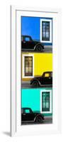 ¡Viva Mexico! Panoramic Collection - Three Black VW Beetle Cars XVI-Philippe Hugonnard-Framed Photographic Print