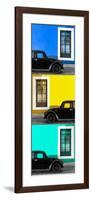 ¡Viva Mexico! Panoramic Collection - Three Black VW Beetle Cars XVI-Philippe Hugonnard-Framed Photographic Print