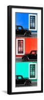 ¡Viva Mexico! Panoramic Collection - Three Black VW Beetle Cars XVII-Philippe Hugonnard-Framed Photographic Print