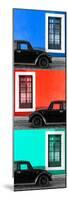 ¡Viva Mexico! Panoramic Collection - Three Black VW Beetle Cars XVII-Philippe Hugonnard-Mounted Photographic Print