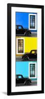 ¡Viva Mexico! Panoramic Collection - Three Black VW Beetle Cars XX-Philippe Hugonnard-Framed Photographic Print