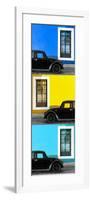 ¡Viva Mexico! Panoramic Collection - Three Black VW Beetle Cars XX-Philippe Hugonnard-Framed Photographic Print