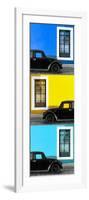 ¡Viva Mexico! Panoramic Collection - Three Black VW Beetle Cars XX-Philippe Hugonnard-Framed Photographic Print