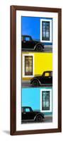 ¡Viva Mexico! Panoramic Collection - Three Black VW Beetle Cars XX-Philippe Hugonnard-Framed Photographic Print