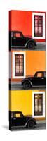 ¡Viva Mexico! Panoramic Collection - Three Black VW Beetle Cars XXII-Philippe Hugonnard-Stretched Canvas