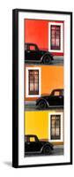 ¡Viva Mexico! Panoramic Collection - Three Black VW Beetle Cars XXII-Philippe Hugonnard-Framed Photographic Print