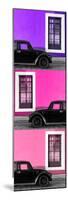 ¡Viva Mexico! Panoramic Collection - Three Black VW Beetle Cars XXIII-Philippe Hugonnard-Mounted Photographic Print