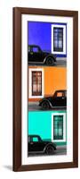 ¡Viva Mexico! Panoramic Collection - Three Black VW Beetle Cars XXIV-Philippe Hugonnard-Framed Photographic Print