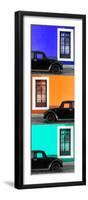 ¡Viva Mexico! Panoramic Collection - Three Black VW Beetle Cars XXIV-Philippe Hugonnard-Framed Photographic Print